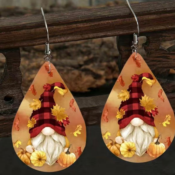 Autumn Gnome Earrings