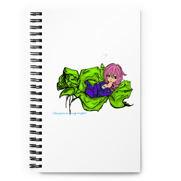 She’s Poison Spiral notebook